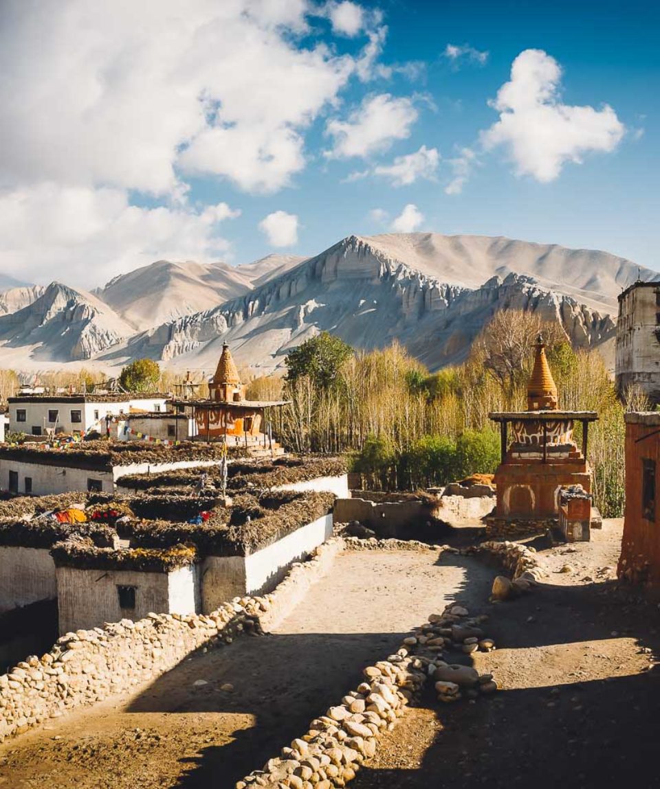 Tsarang village, Upper Mustang, Nepal