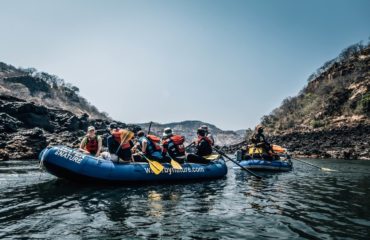 Rafting the Zambezi21