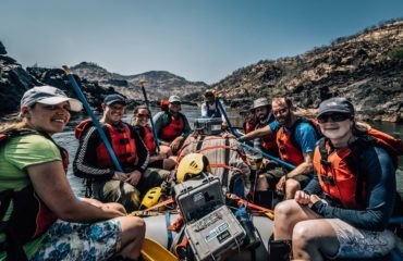 Rafting the Zambezi22